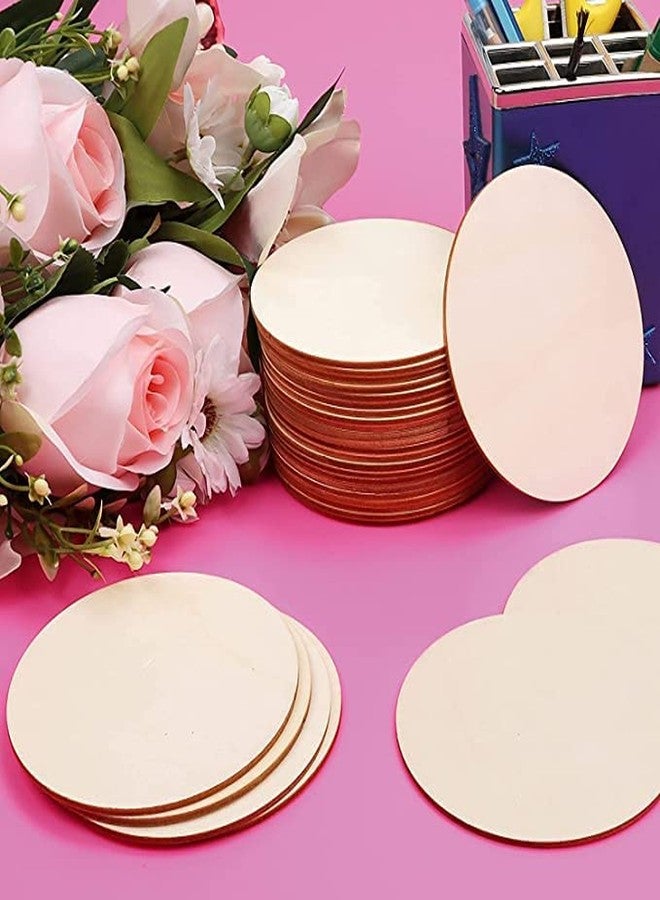 Eduway® 10 Inch Round MDF Board for Mandala, Lippan, Resin Art & Craft, 4mm Thick,Pof 4 Premium Cardboard Material for Artists, Art & Craft - Hard Cutout in Small and Large Sizes (25x25 cms) - Image 3